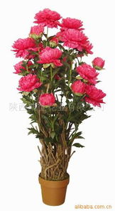 仿真花卉花瓶与苗木种植 艺术装饰与生态发展的双重视角